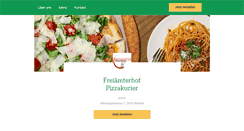 Desktop Screenshot of freiaemterhof-pizzakurier.ch