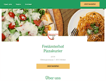 Tablet Screenshot of freiaemterhof-pizzakurier.ch
